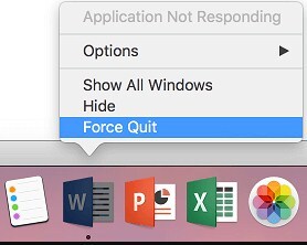 microsoft office for mac 2011 not responding